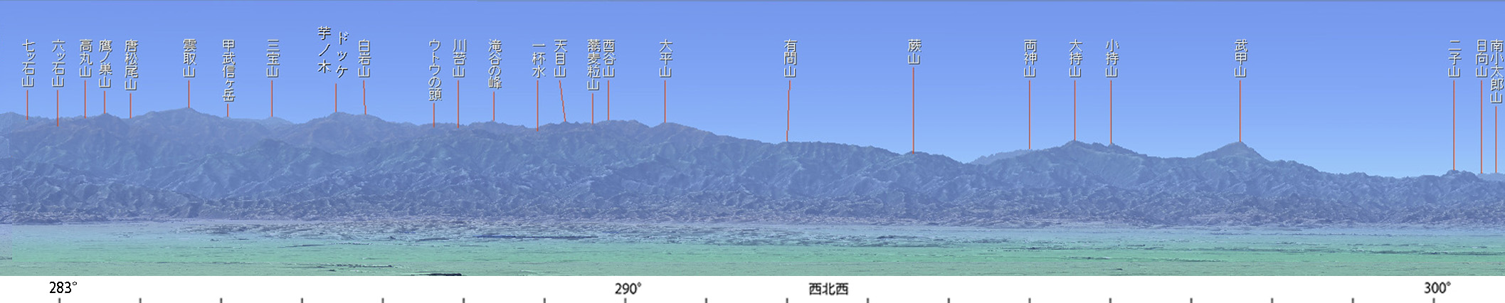 西の山